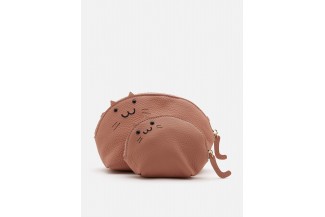 8097-1 Pink Kiki Feline Mini Crossbody Bag